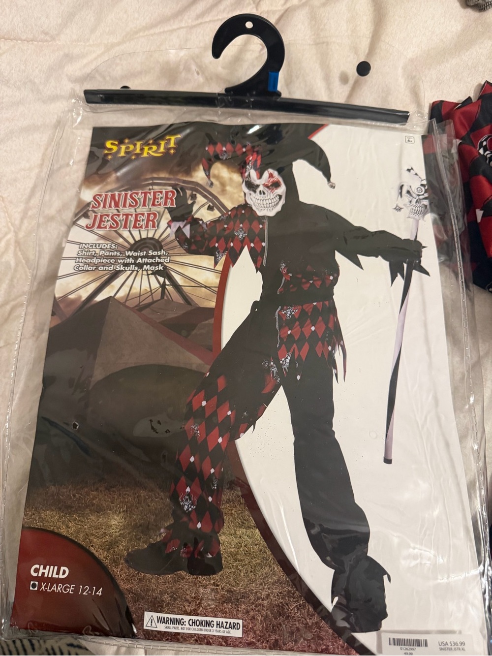 Spirit Sinister Jester Kids Costume
